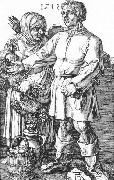 Albrecht Durer, The Peasant and His Wife at the Market